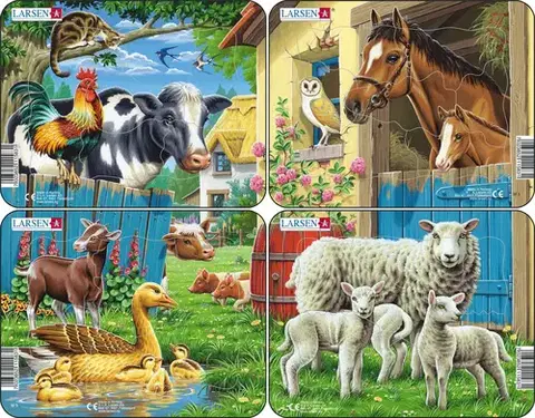 LARSEN puzzle Larsen Puzzle Puzzle Domáce zvieratká Larsen M5-ZZ