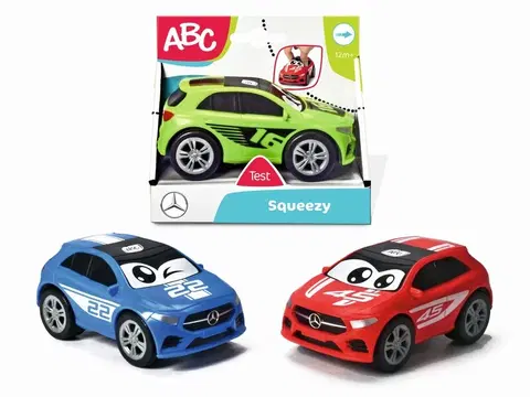 Hračky - autíčka DICKIE - Abc Mercedes Squeezy, 11 Cm, Mix produktov, 3 Druhy