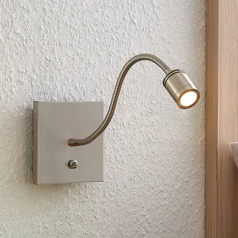 Nástenné svietidlá Lindby Lindby Legera nástenná LED lampa na čítanie rameno