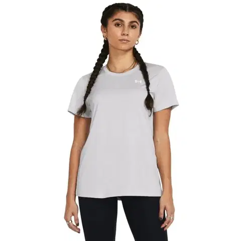 Tričká a tielka Under Armour Women‘s t-shirt Tech SSC- Twist Grey  S