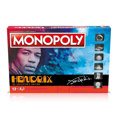 Hry v angličtine Winning Moves Hra Monopoly Jimi Hendrixs (hra v angličtine)