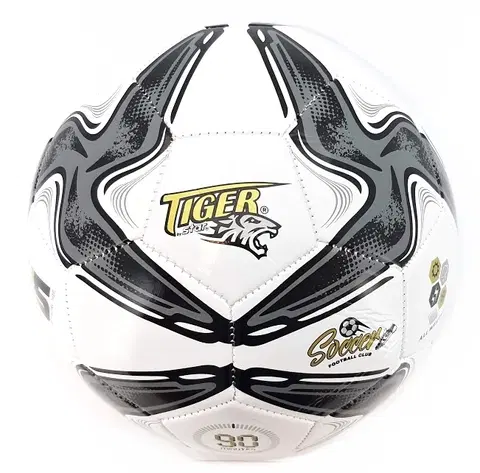 Hračky - Lopty a loptové hry STAR TOYS - Futbalová lopta Tiger Soccer šedá size 5