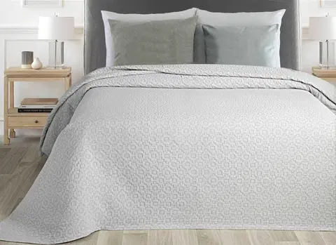 Prehozy Prikrývka na posteľ, Dakota, sivá 140 x 220 cm