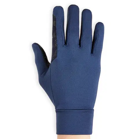 rukavice Detské jazdecké rukavice 100 modré