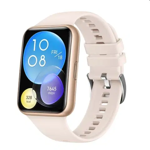 Príslušenstvo k wearables FIXED Silikónový remienok pre Huawei Watch FIT2, ružový