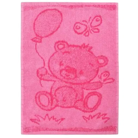 Uteráky Profod Detský uterák Bear pink, 30 x 50 cm