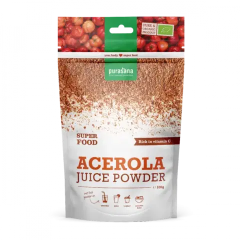 Superpotraviny Purasana BIO Acerola Juice Powder 100 g