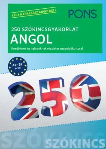 Jazykové učebnice - ostatné PONS 250 Szókincsgyakorlat Angol - Birgit Wagner Piefke