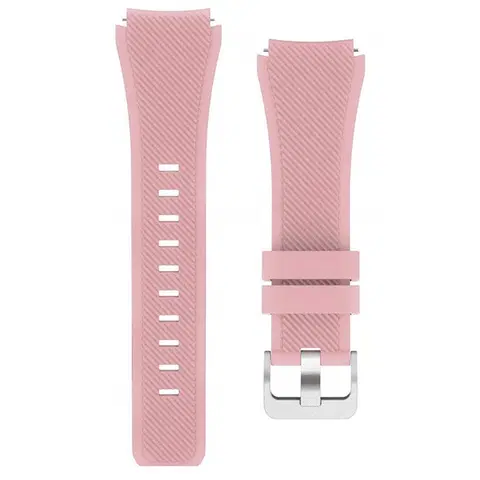 Príslušenstvo k wearables Ružový silikónový náramok pre Samsung Galaxy Watch - SM-R800, 46mm V2