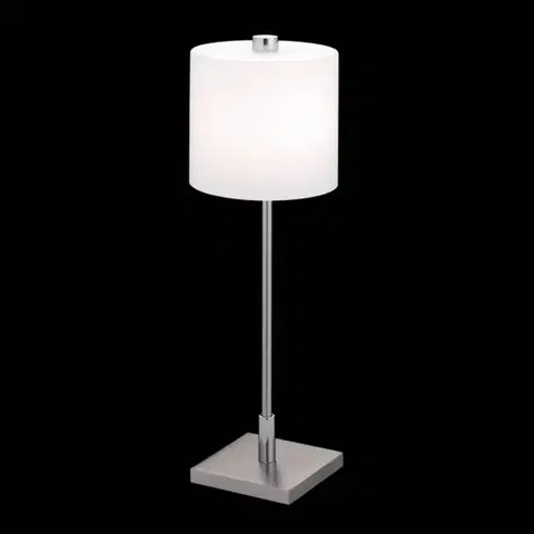 Lampy na nočný stolík Knapstein KNAPSTEIN stolná LED lampa MERCY matný nikel