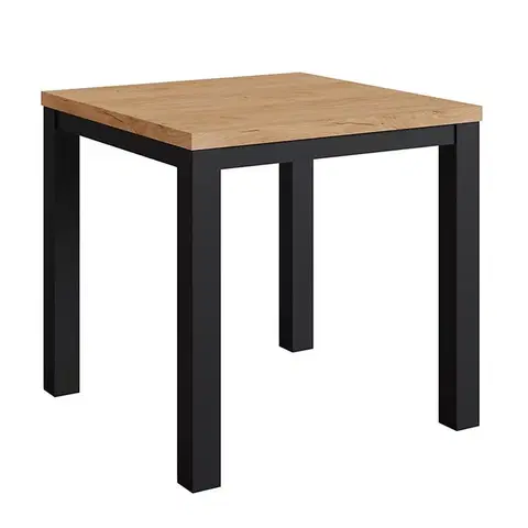 Stoly v podkrovnom štýle Stôl Oskar m80 čierna/craft