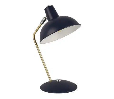 Lampy Searchlight Searchlight EU60985NV - Stolná lampa ABERDEEN 1xE14/7W/230V modrá 
