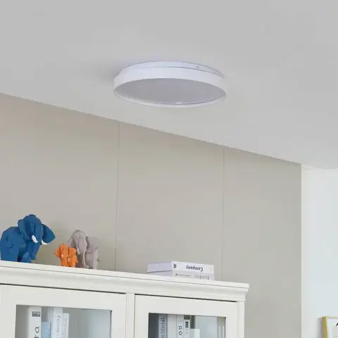 SmartHome stropné svietidlá Lindby Lindby Mirren stropné LED svetlo smart, biela