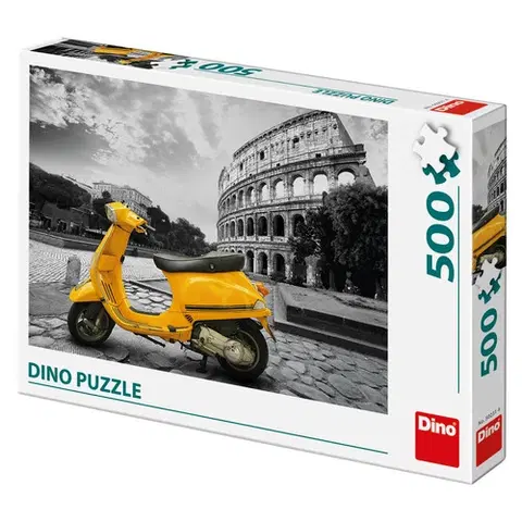 500 dielikov Dino Toys Puzzle Skúter pri Koloseu 500 Dino