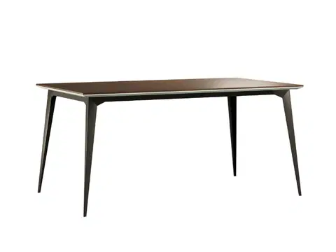 Jedálenské stoly TARANKO Zoom ZO-S4 rozkladací jedálenský stôl dub Zoom / Savana mat / čierna