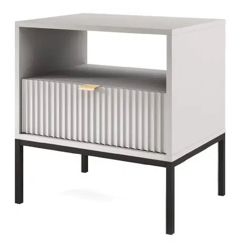 Podkrovný nábytok Nočný stolík Nova S54 šedý