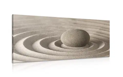 Obrazy Feng Shui Obraz meditujúci kameň