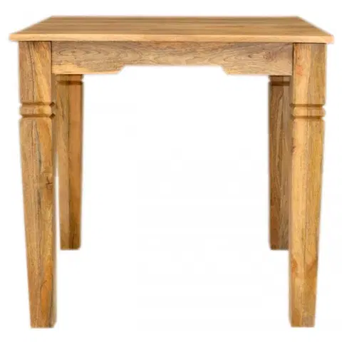 Jedálenské stoly Jedálenský stôl Guru 80x80 z mangového dreva