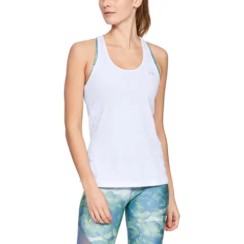 Dámske tielka Dámske tielko Under Armour HG Armour Racer Tank White - XL