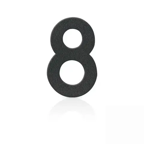 Číslo domu Heibi Čísla domu ušľachtilá oceľ číslica 8 sivá
