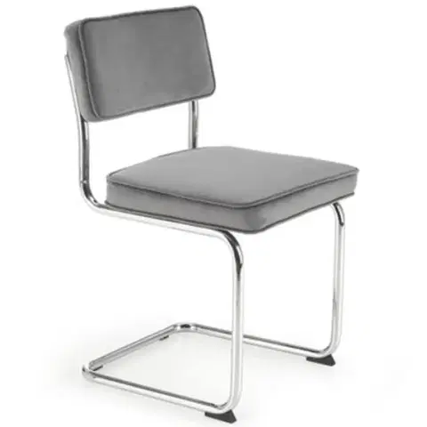 Čalúnené stoličky Stolička W150 šedá