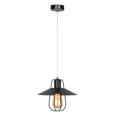 Lampy Visiaca lampa, čierna/kov, TINAN