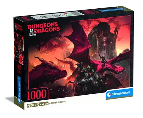 1000 dielikov Puzzle Dungeons & Dragons 1000 compact Clementoni