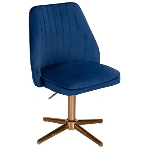Stoličky do jedálne Otočná stolička Modrá