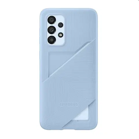 Puzdrá na mobilné telefóny Samsung Card Slot Cover A33 5G, blue - OPENBOX (Rozbalený tovar s plnou zárukou) EF-OA336TLEGWW