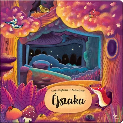 Leporelá, krabičky, puzzle knihy Éjszaka - Lenka Chytilová