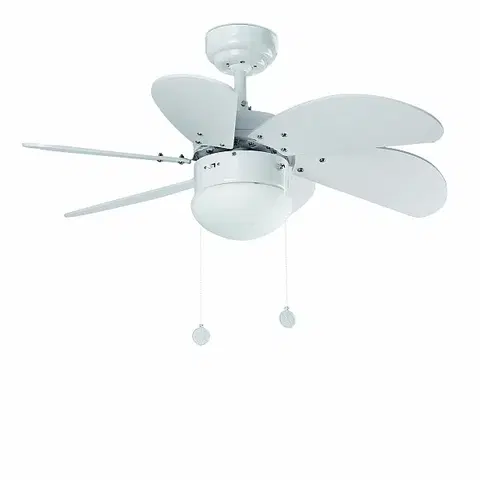 Ventilátory Stropný ventilátor s osvetlením Faro PALAO 33180 biela