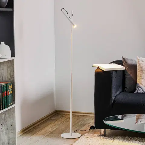 Stojacie lampy Foscarini Foscarini Magneto stojaca LED lampa, biela