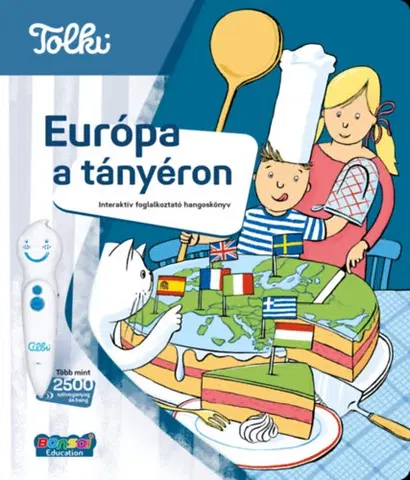 Kúzelné čítanie Bonsai Tolki Hangos könyv - Európa a tányéron