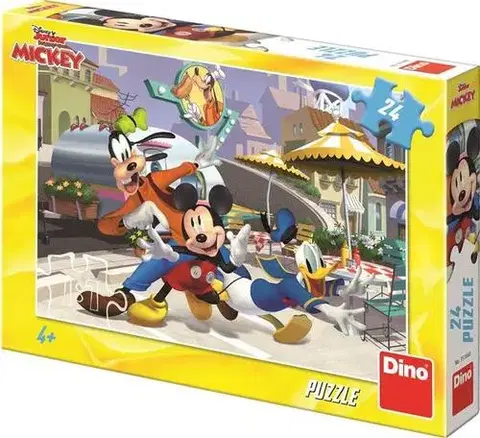 Do 49 dielikov Dino Toys Puzzle Mickey a priatelia 24 Dino