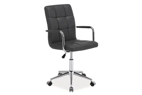 Kancelárske stoličky K-022 kancelárska stolička, eko-koža šedá