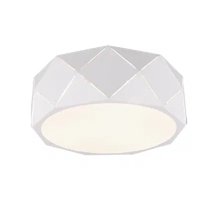 Stropne svietidla Dizajnové stropné svietidlo biele 40 cm - Kris
