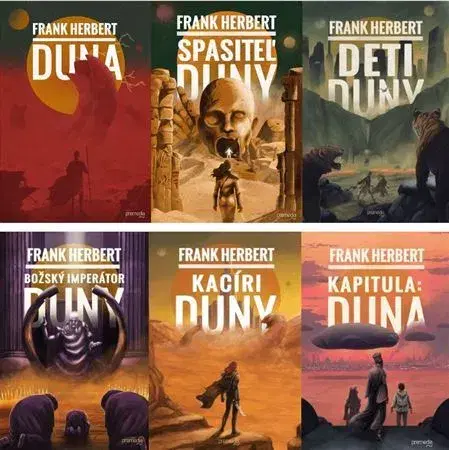 Sci-fi a fantasy Kolekcia kníh DUNA - Frank Herbert - Herbert Frank