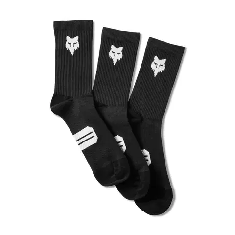 Pánske ponožky Cyklo ponožky FOX 6" Ranger Sock Prepack 3 páry Black - XS/S (36-41)