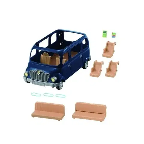 Drevené hračky Sylvanian Families Rodinné auto modré​