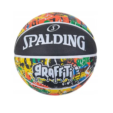 Basketbalové lopty Basketbalová lopta SPALDING Rainbow Graffiti - 7