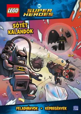 Pre deti a mládež - ostatné LEGO DC Super Heroes - Sötét kalandok - Foglalkoztatókönyv Batman minifigurával