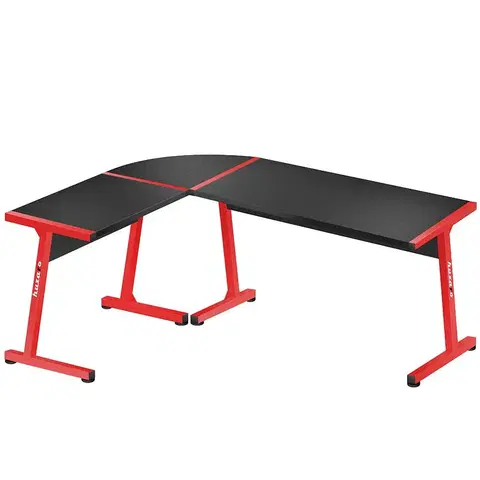 Moderné kancelárske stoly Písací stôl pre hráča HZ-Hero 6.0 red