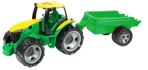 Hračky - dopravné stroje a traktory LENA - Trakto S Prívesom