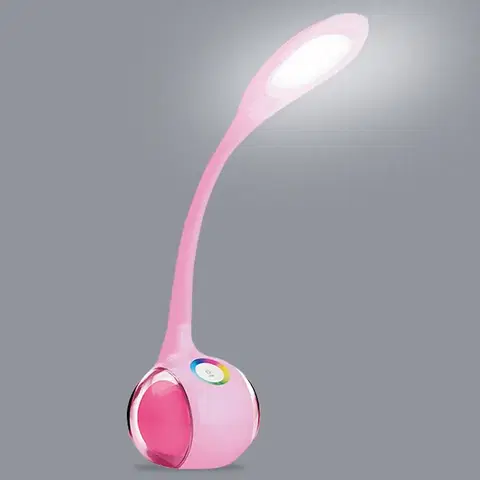 Lampy pre mládež Kancelarska lampa Celebes LED pink