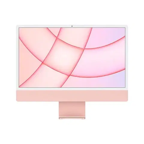 Notebooky Apple iMac All-in-one počítač 24" 4,5K, M1 8-core, CPU 8-core, GPU 8 GB/256 GB, ružová SK