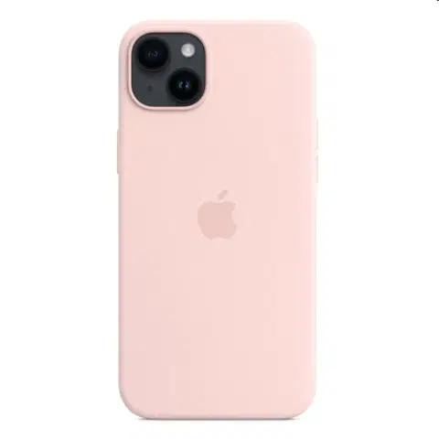 Puzdrá na mobilné telefóny Silikónový zadný kryt pre Apple iPhone 14 Plus s MagSafe, kriedovo-ružová MPT73ZM/A