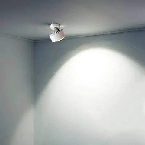 Bodové svetlá Top Light Puk Maxx Move LED reflektor, číre šošovky, matná biela