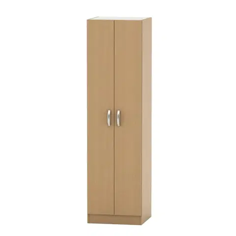 Šatníkové skrine 2-dverová skriňa, vešiaková, buk, BETTY NEW 2 BE02-004-00