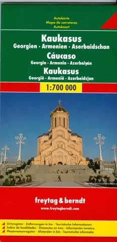 Do auta Kaukaz 1:700 000 Automapa