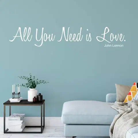 Nálepky na stenu Nálepky - All You Need is Love
